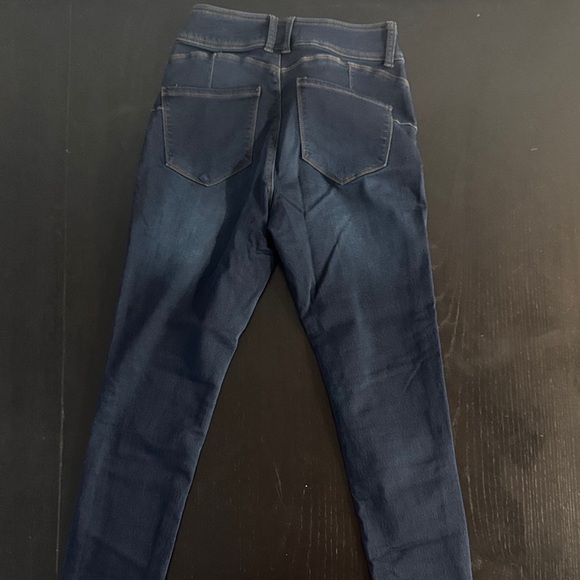 Fashion Nova Midnight Blue Skinny Jeans Size 9 - Picture 3 of 4